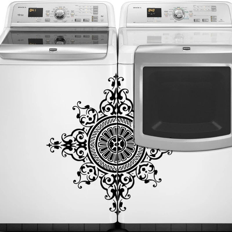 2pcs/set Laundry Decals, Washer Dryer Vinyl Sticker