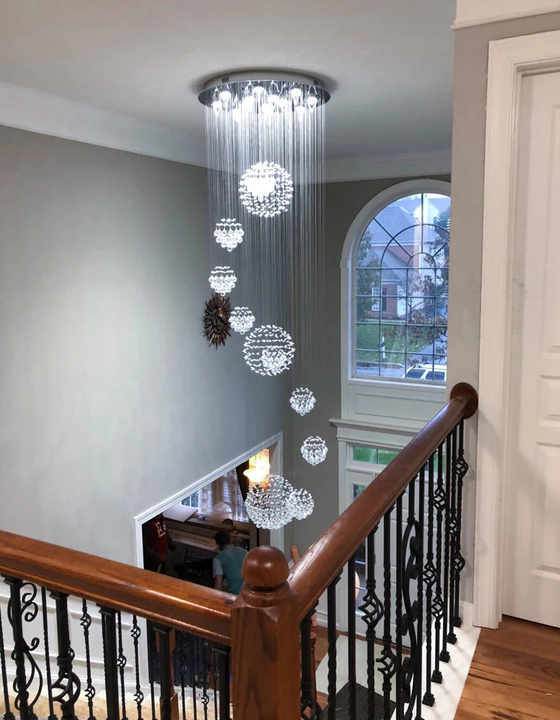 Modern Large Chandelier Large Crystal Lights