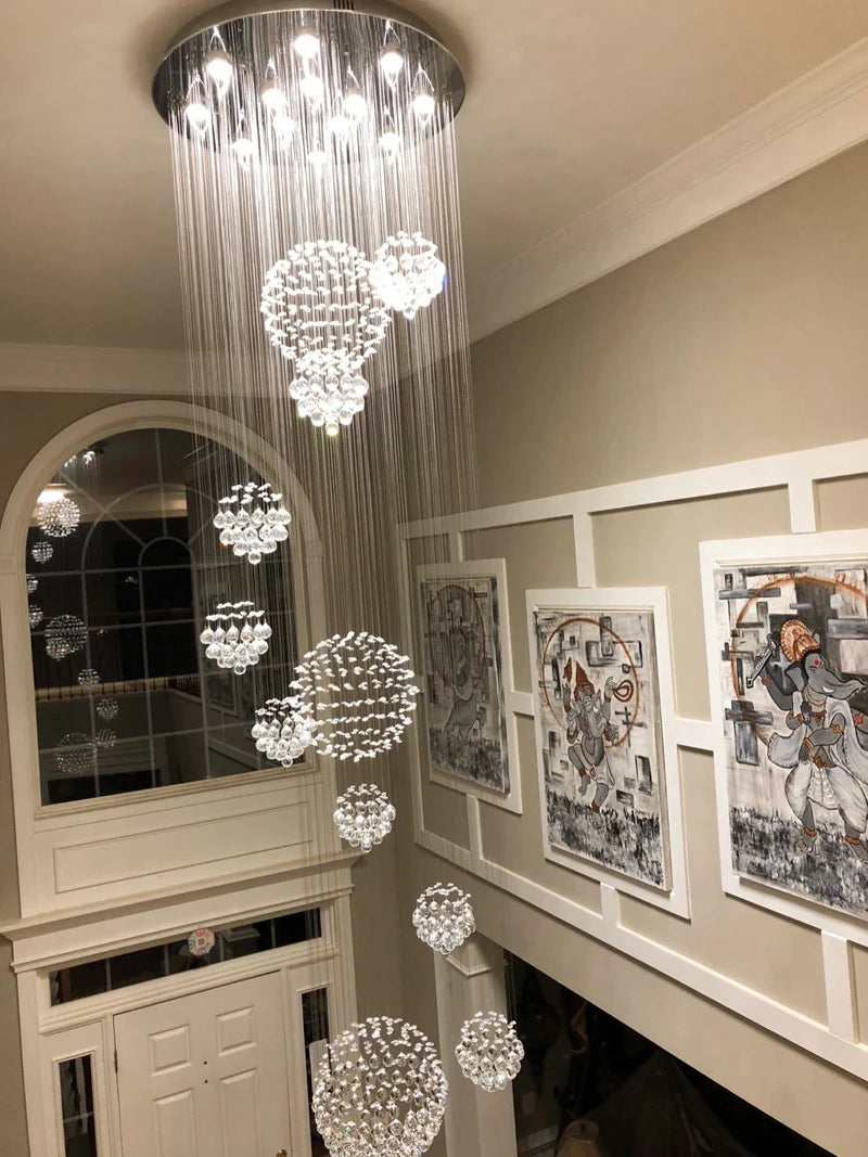 Modern Large Chandelier Large Crystal Lights