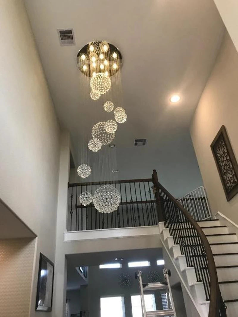 Modern Large Chandelier Large Crystal Lights