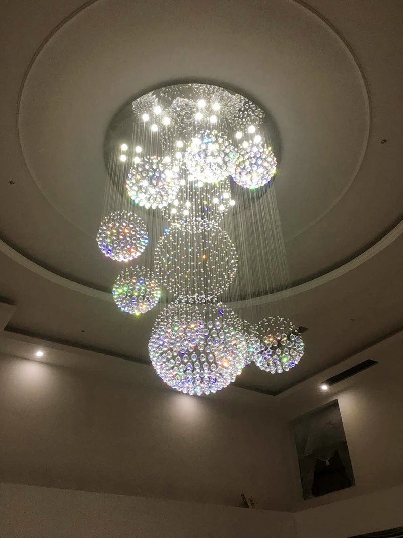 Modern Large Chandelier Large Crystal Lights