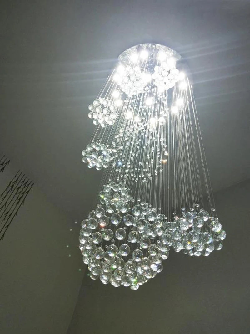 Modern Large Chandelier Large Crystal Lights