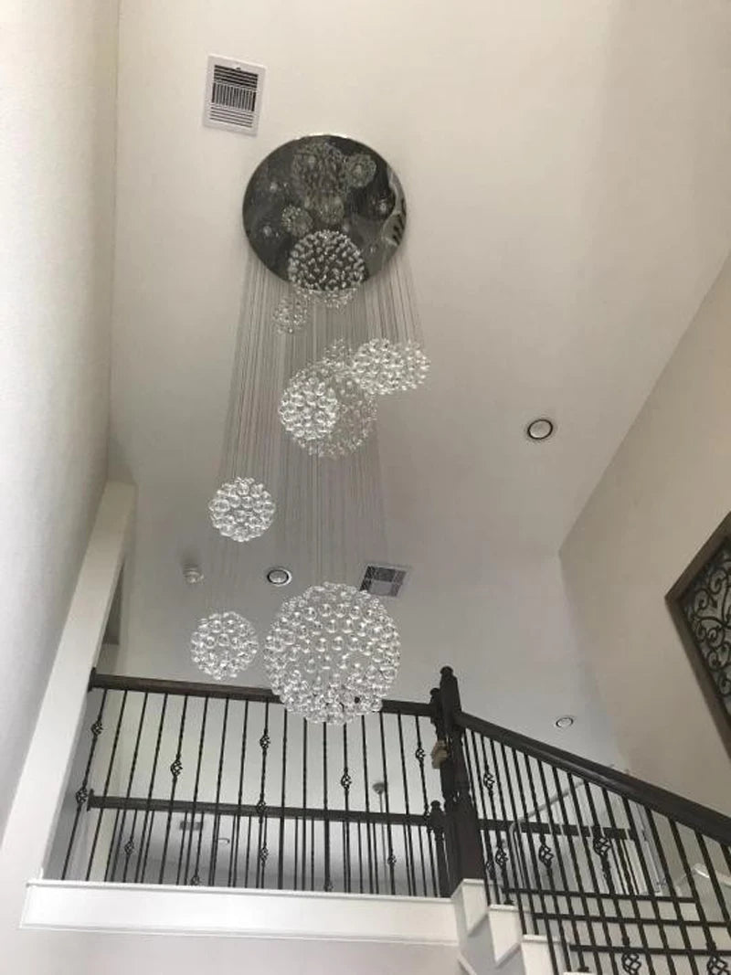 Modern Large Chandelier Large Crystal Lights