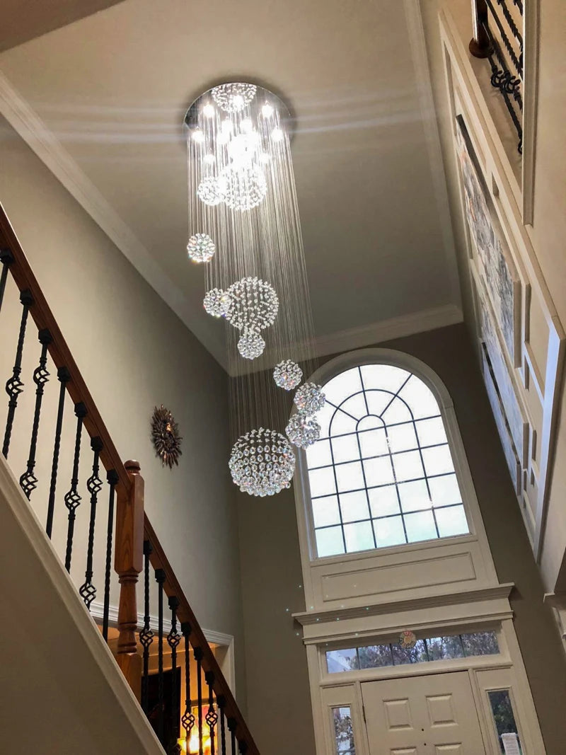 Modern Large Chandelier Large Crystal Lights