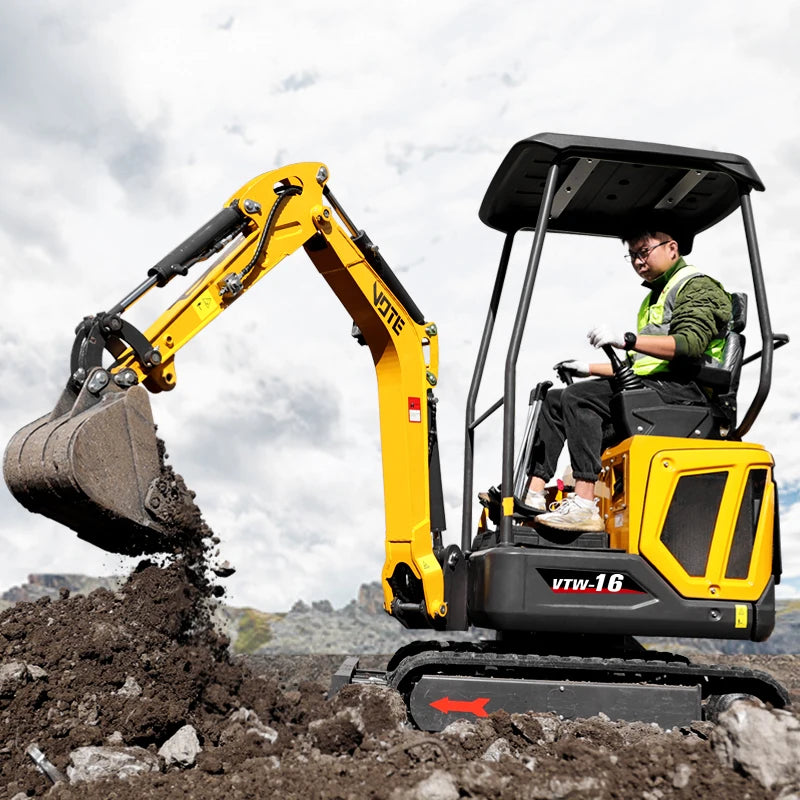 VOTE VTW-18 Mini Crawler Hydraulic 1.8 Ton Excavator Mini Digger