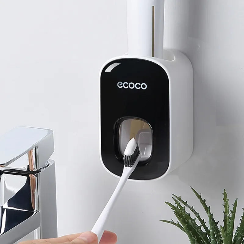 Wall Mount Stand Automatic Toothpaste Dispenser Squeezers