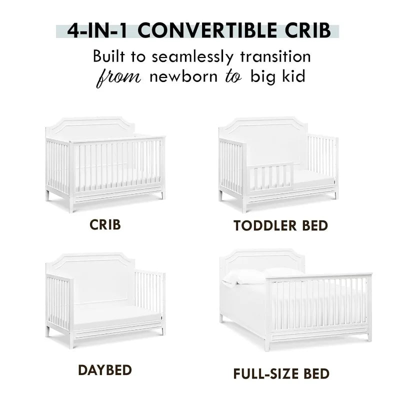 Regency 4-in-1 Convertible Crib in Greenguard Gold Certified