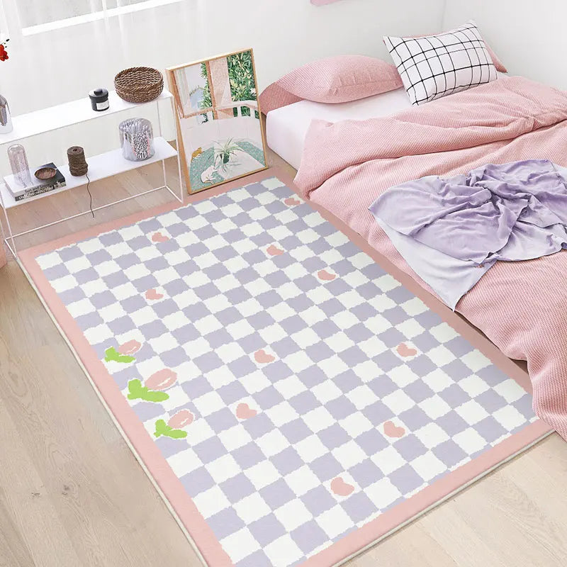 Japanese Style Living Room Plush Carpet Bedside Rug Children's Floor Mat