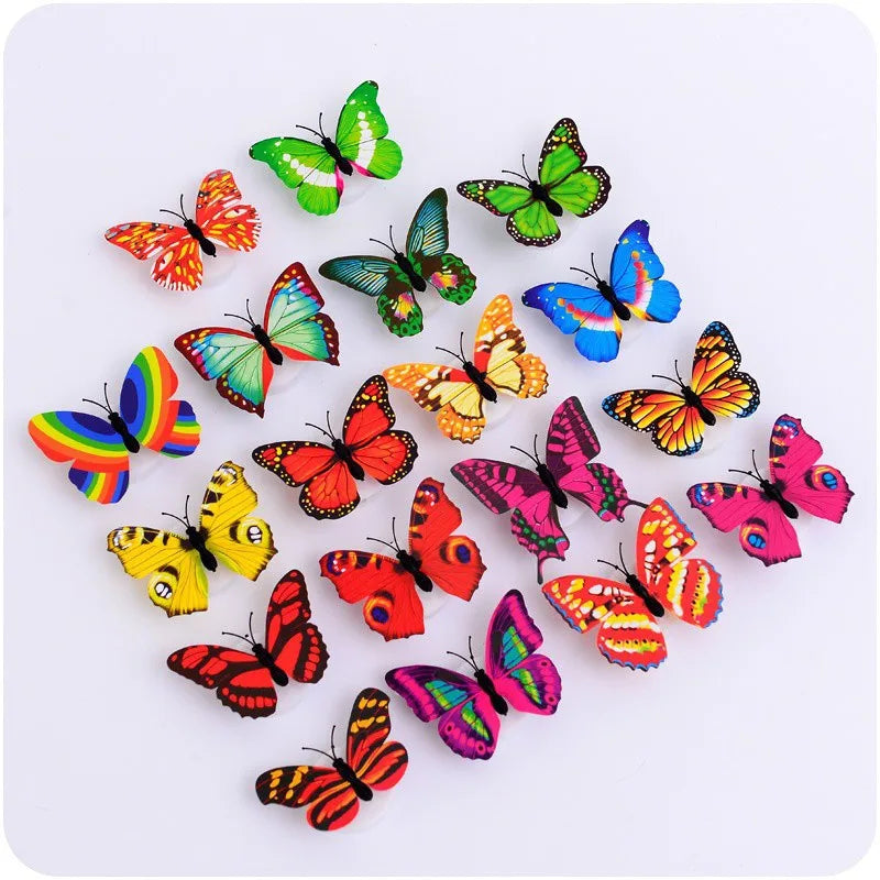 3D Butterfly Night Light Creative Toy Decorative Wall Lamp