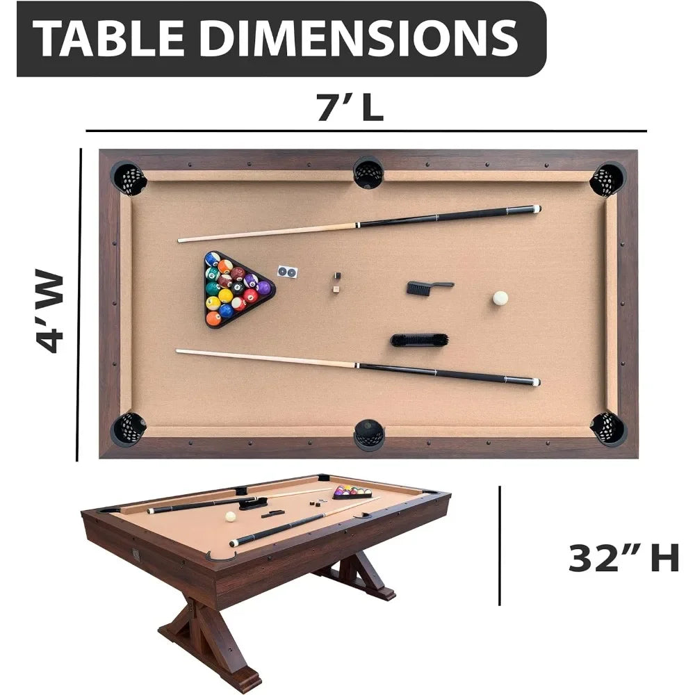 3 in 1 Multi Game Pool Table with Dining Top Pool