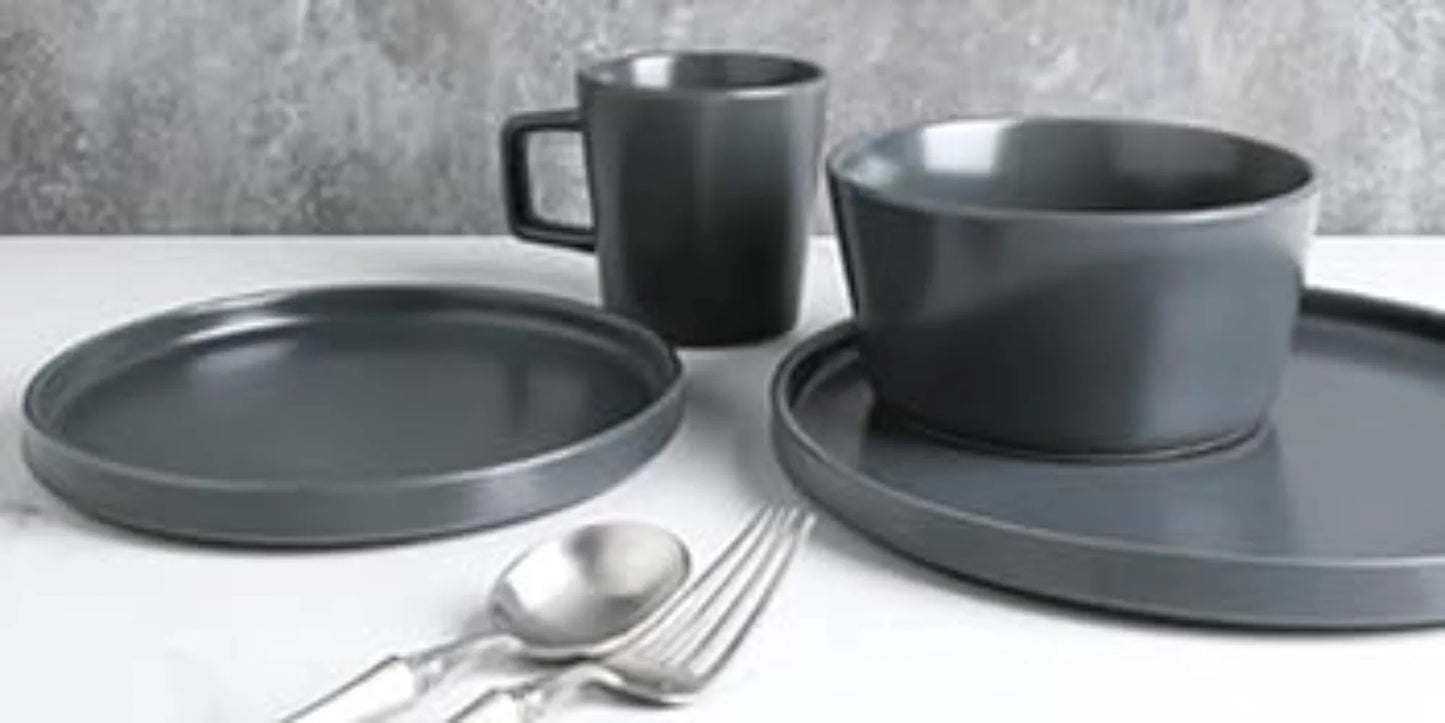 Stone Lain 32 Piece Stoneware Dinnerware Set