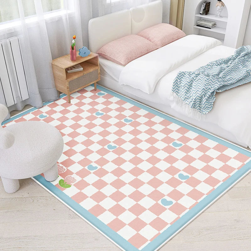 Japanese Style Living Room Plush Carpet Bedside Rug Children's Floor Mat