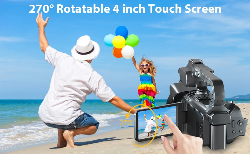 Digital Camera 4K Wifi Full HD Touch Screen Video