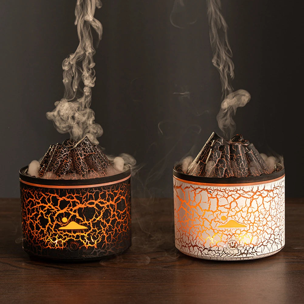 Volcano Fire Flame Aroma Diffuser Essential Oil