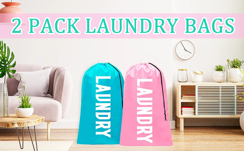 XL Travel Laundry Bags Dirty Clothes Organizer