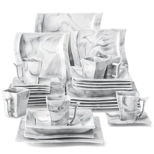 30/60PCS  Porcelain Dinnerware Set