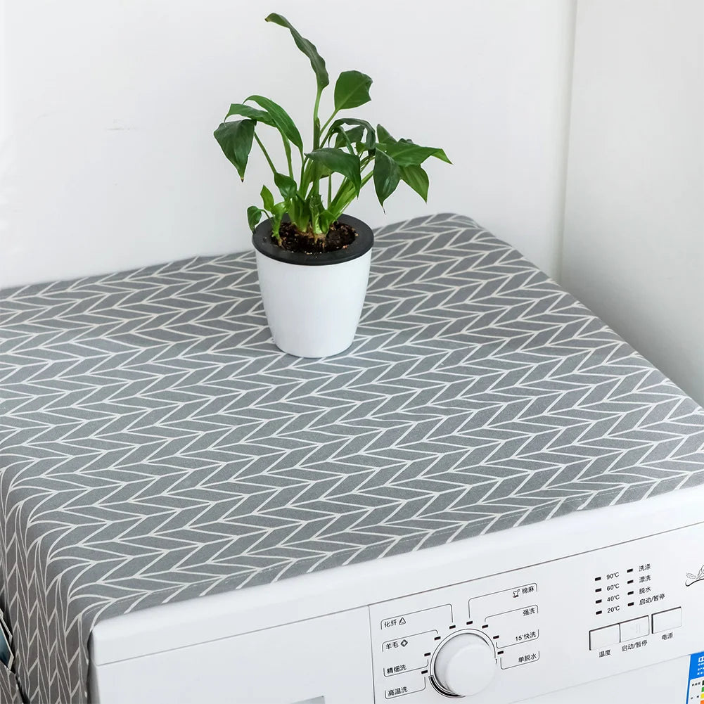 Washable Case Floral Dustproof Washing Machine Cover