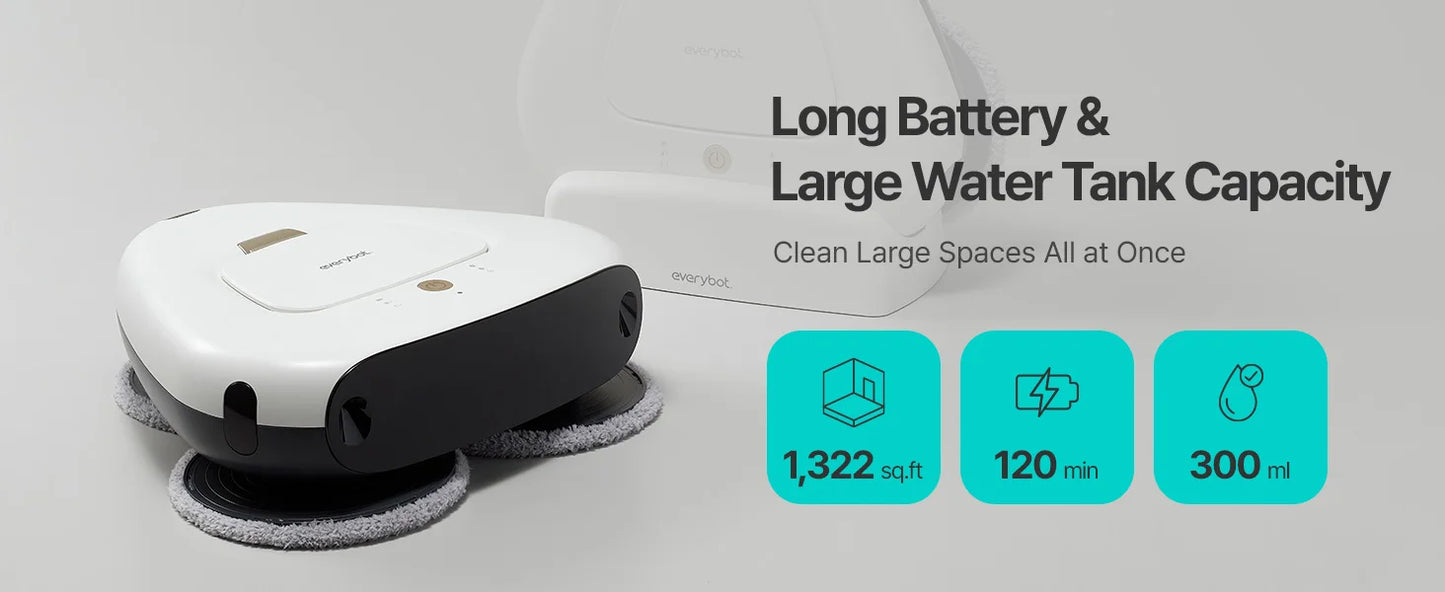 Three-Spin Ultra Quiet Smart Mopping Robot Cleaner Only