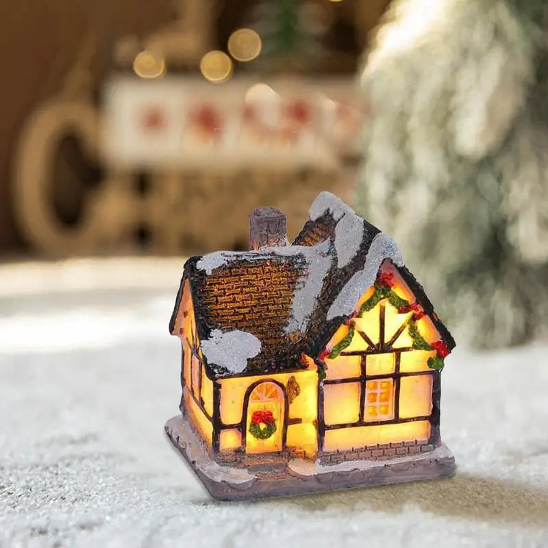 Resin Christmas Houses Village House