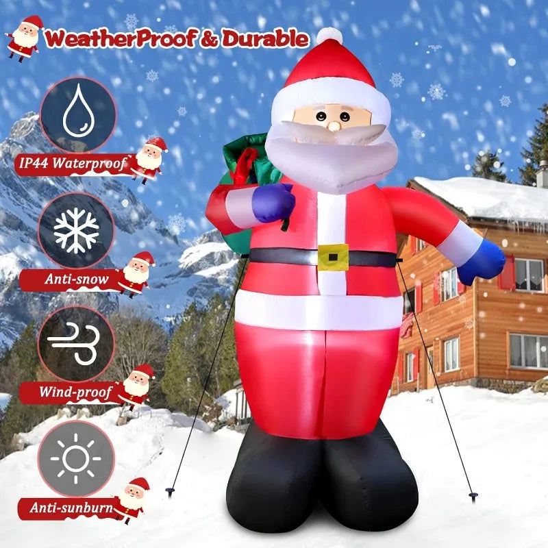 Christmas Inflatable Santa Claus Outdoor Decorations