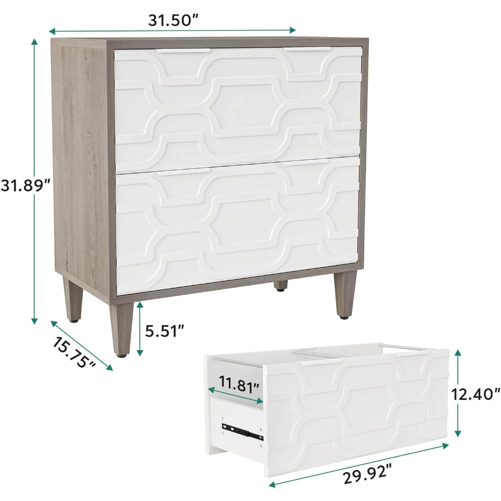 2-Drawer File Cabinet