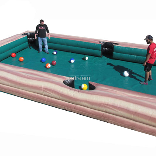 Outdoor competition inflatable billiard table inflatable