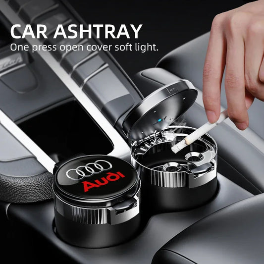 Portable LED Smoke Car Ashtray