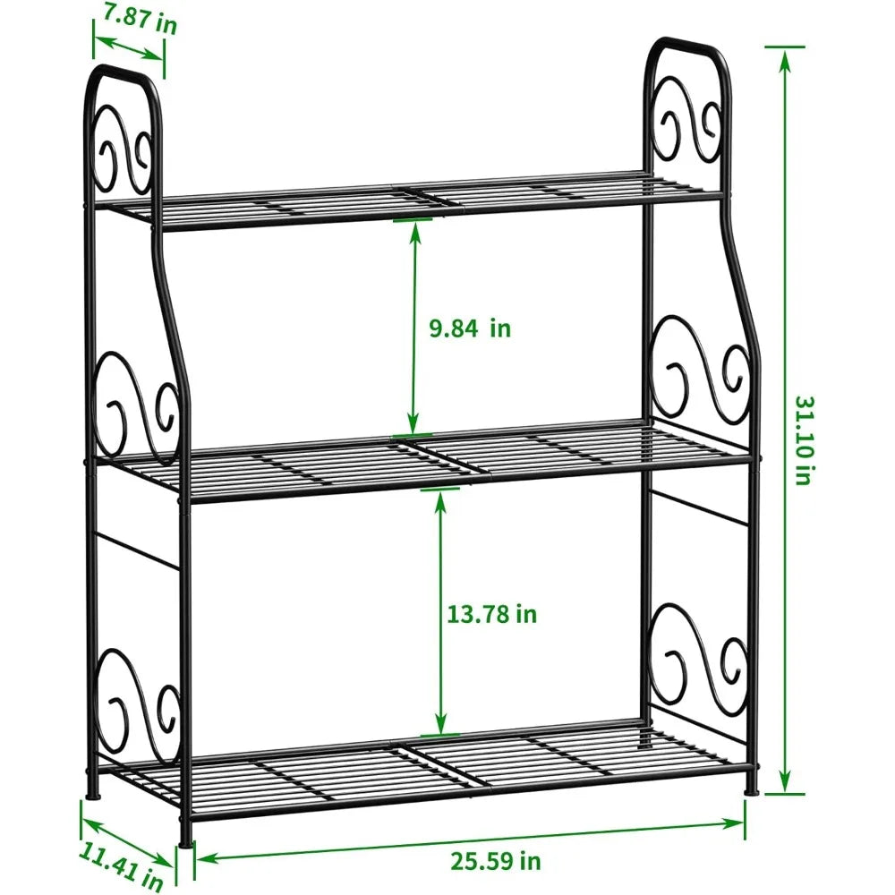 3 Tier Indoor Outdoor Plant Display Shelf Flower Pot