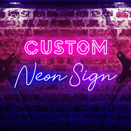 Custom Neon LED Sign Personalised Wall Light