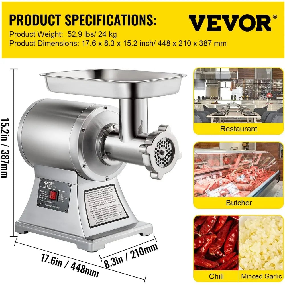 Commercial Meat Grinder Electric Meat Mincer