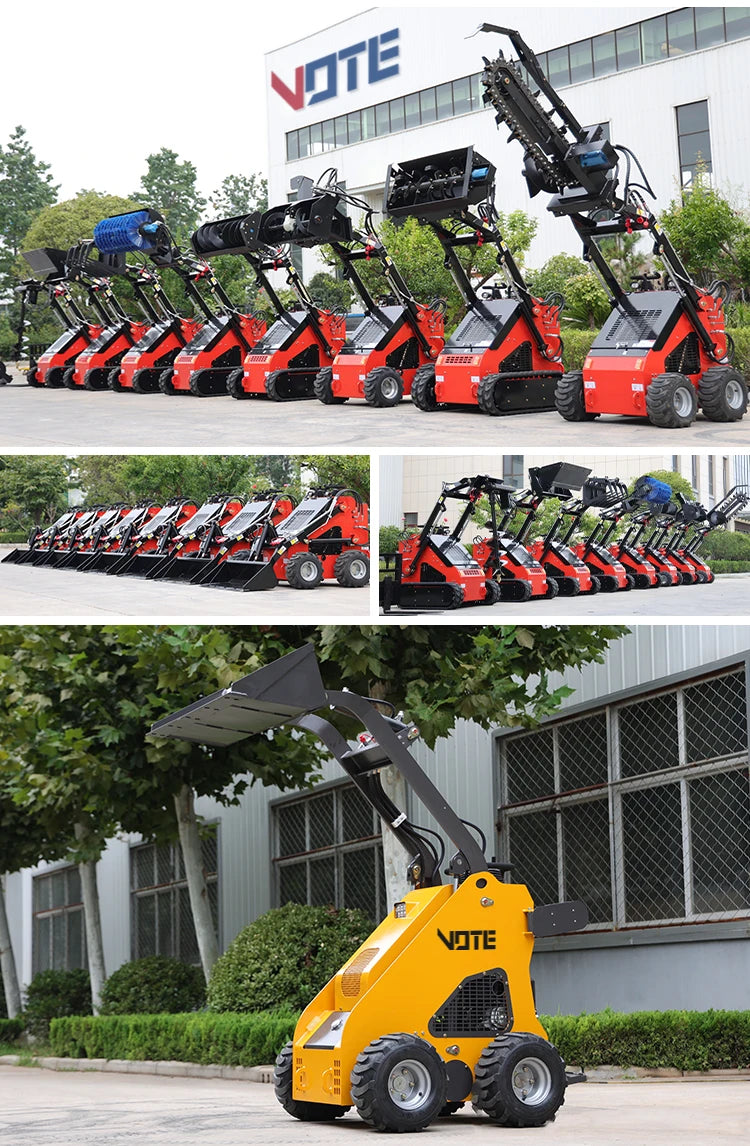 Free Shipping Epa Agricultural Wheel Skid Steer Loader