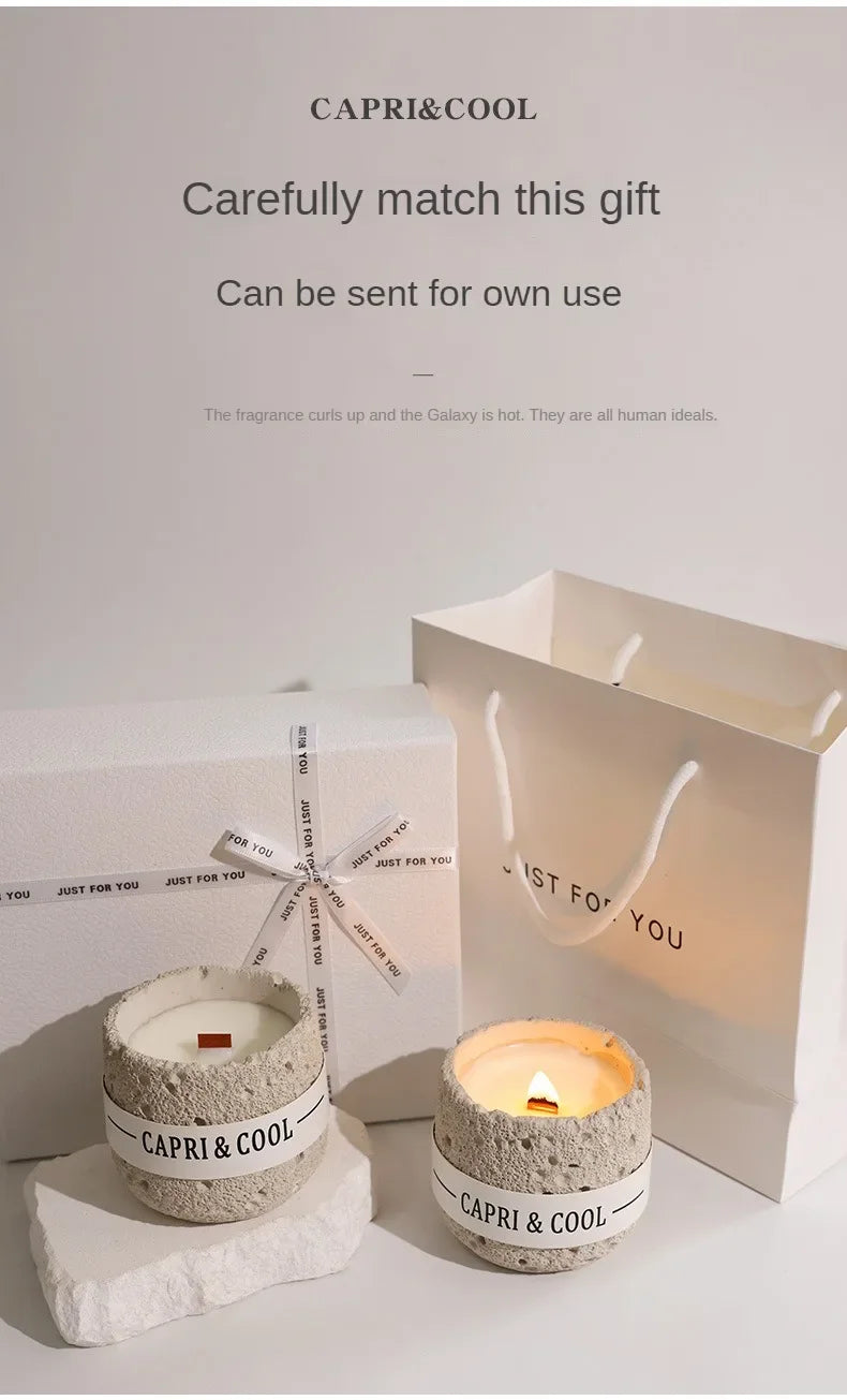 Aromatherapy Creative Candle Birthday Gift with Hand Gift Soybean Gift Box