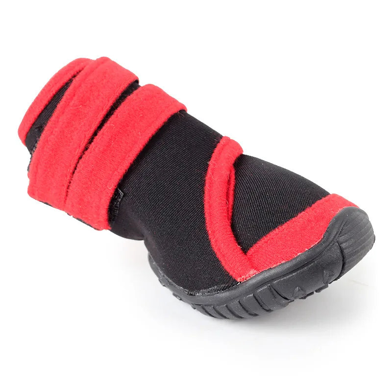 Pet Dog Shoes Puppy Waterproof Anti-slip Rain Shoes Winter Warm Dog Snow Boots Footwear for Large Dogs Outdoor Pet Dog Supplies