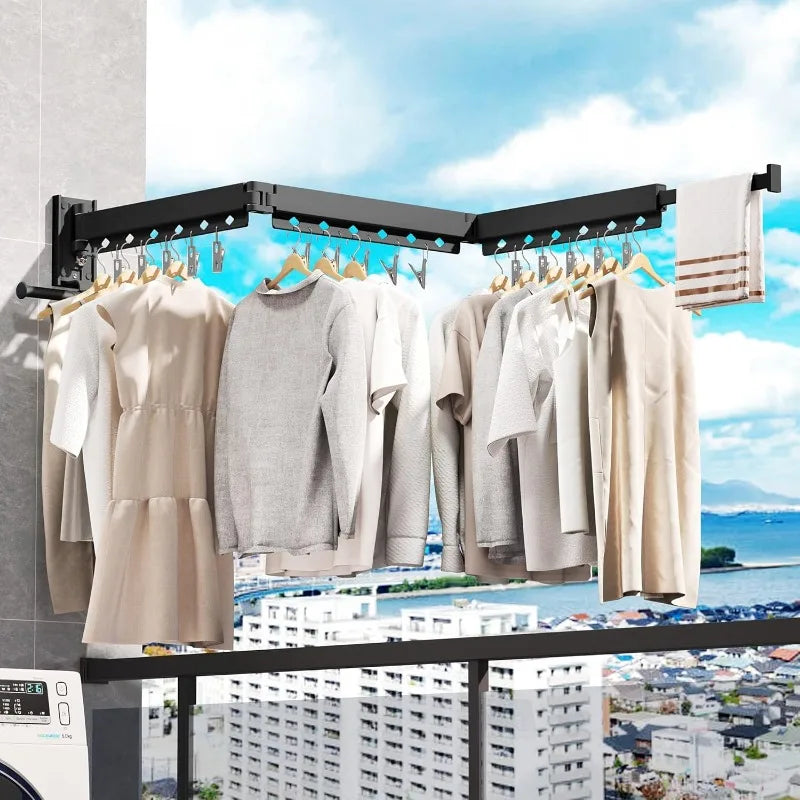 Folding Wall Mounted Laundry Rack