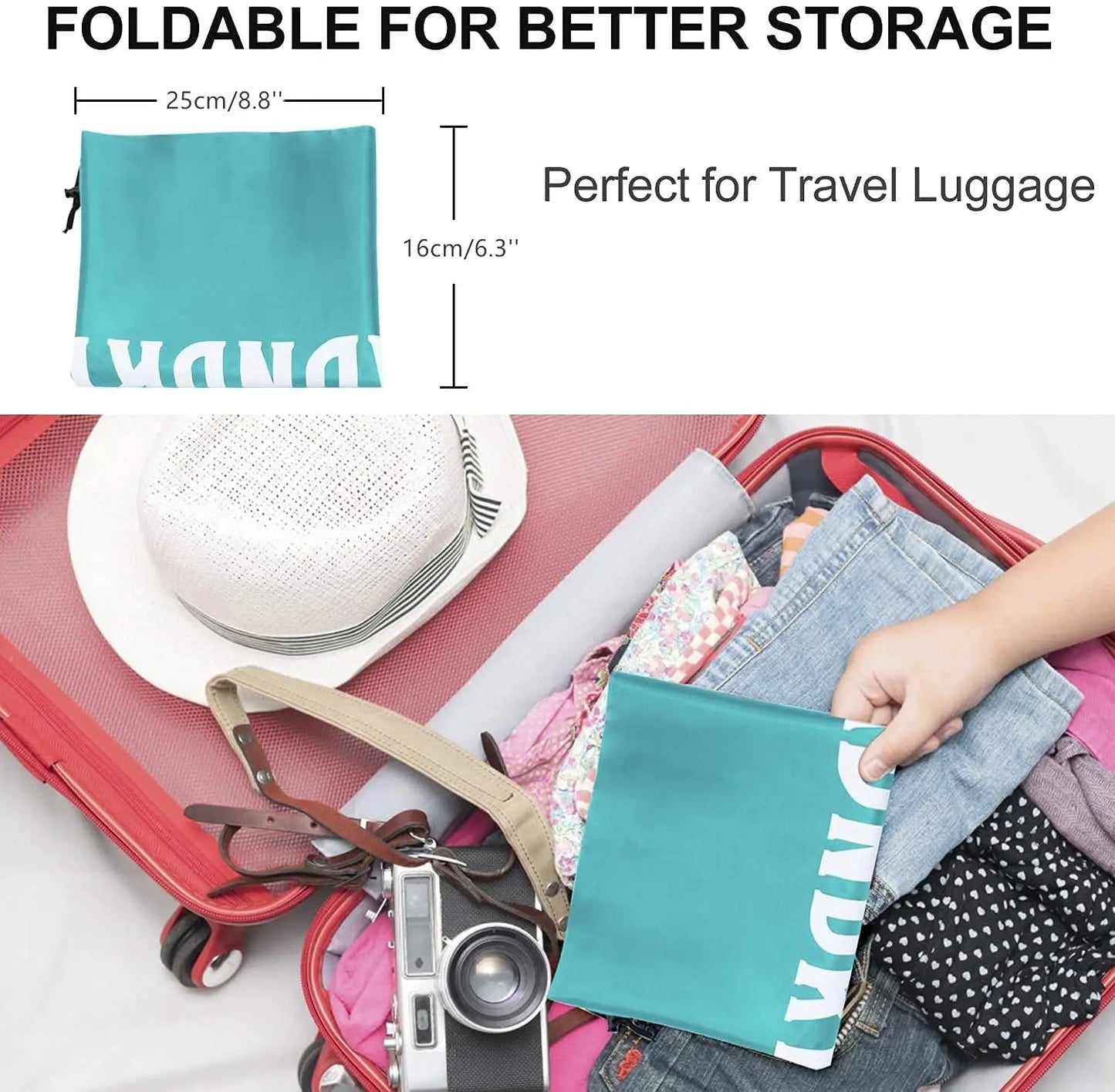 XL Travel Laundry Bags Dirty Clothes Organizer