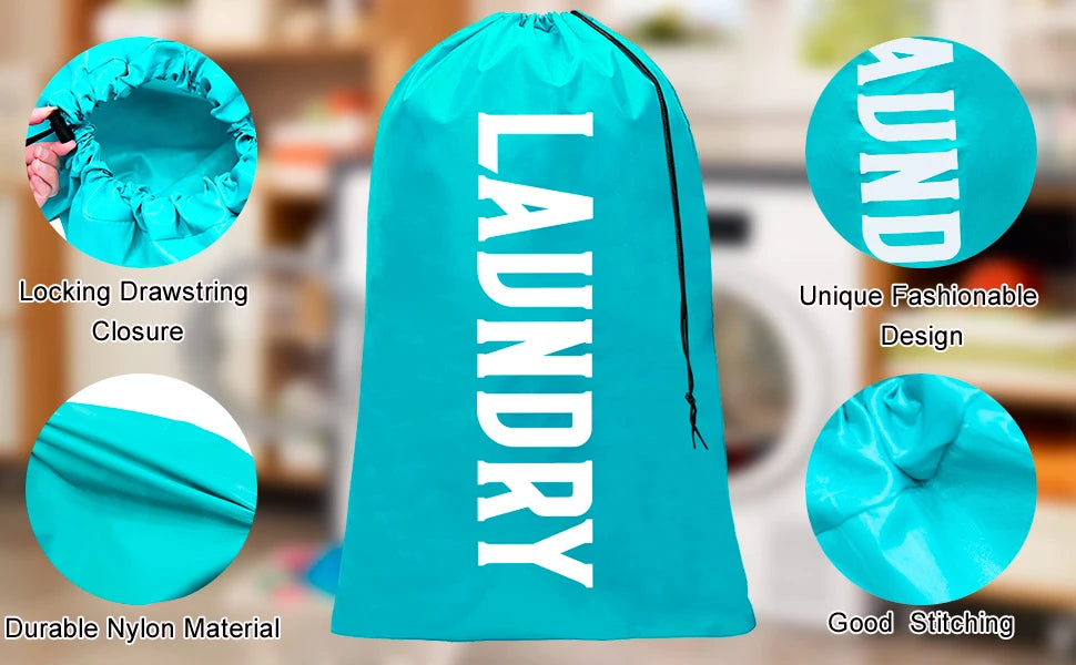 XL Travel Laundry Bags Dirty Clothes Organizer