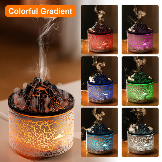 Volcano Fire Flame Aroma Diffuser Essential Oil