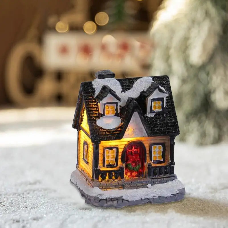 Resin Christmas Houses Village House