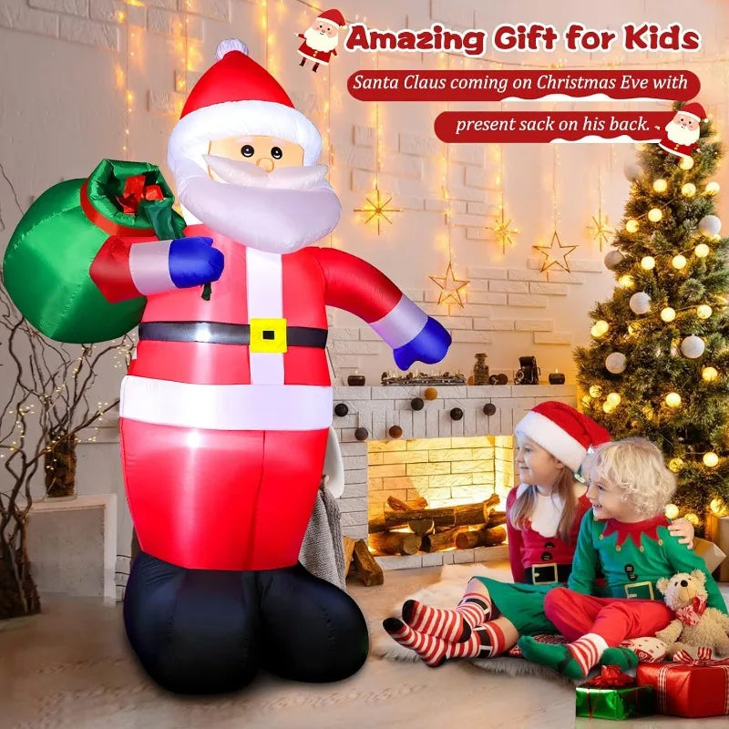 Christmas Inflatable Santa Claus Outdoor Decorations