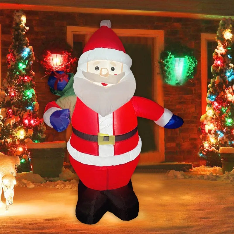 Christmas Inflatable Santa Claus Outdoor Decorations