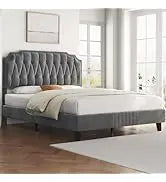 Queen Size Bed Frame With 2 USB Charging Station/Port