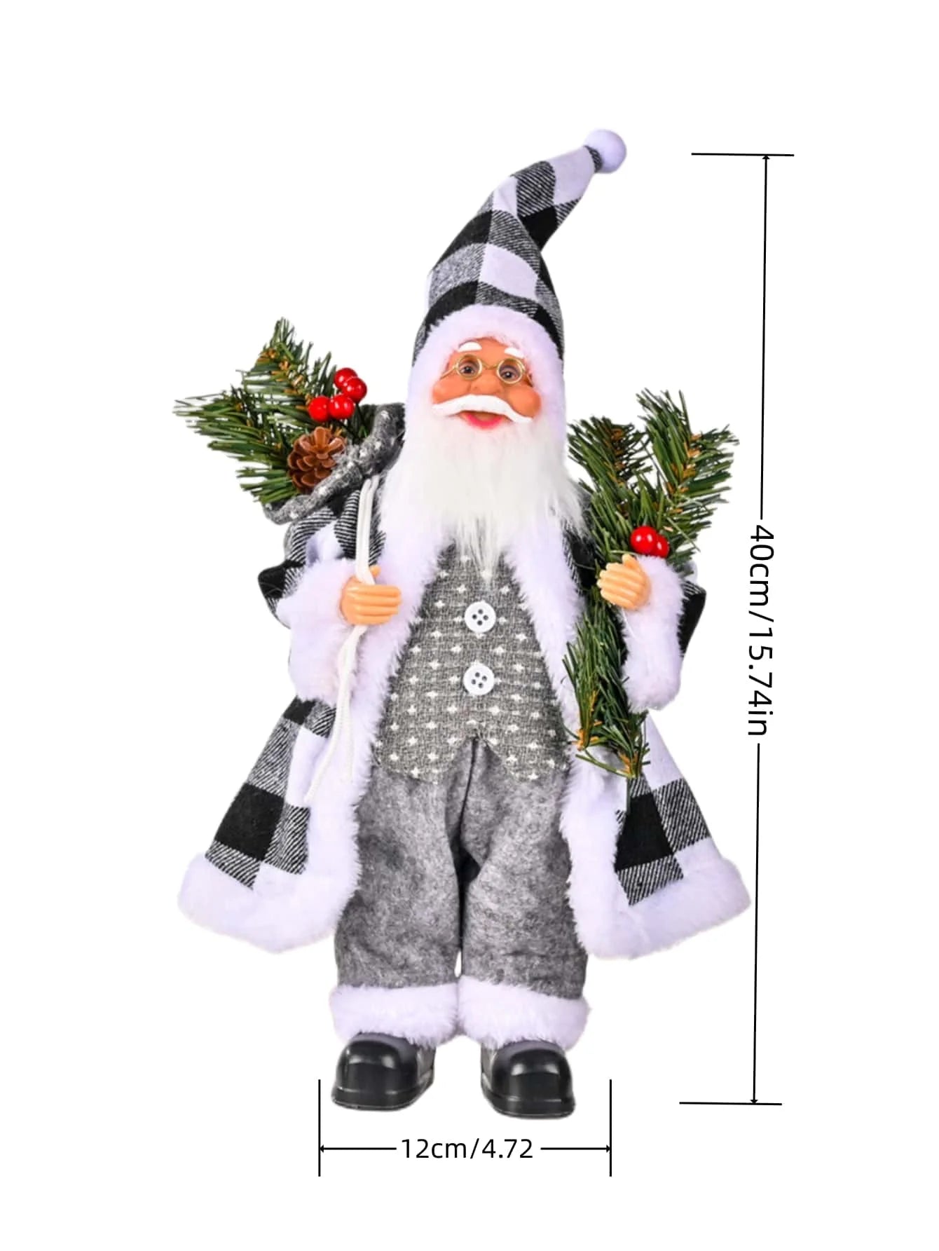 New Big Santa Claus Doll Children Xmas Gift Christmas Tree Decorations