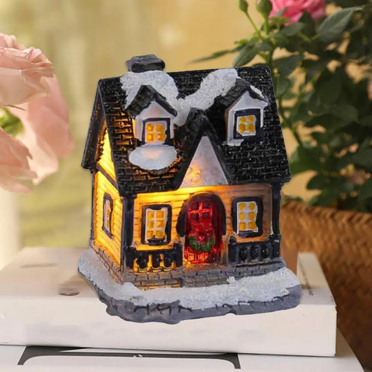 Resin Christmas Houses Village House