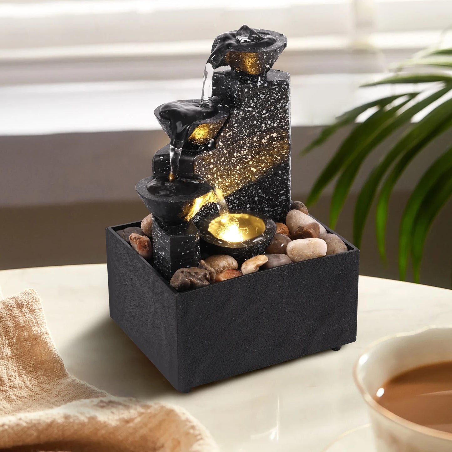 New Desktop Waterfall Decoration Creative Flowing Water Ornaments