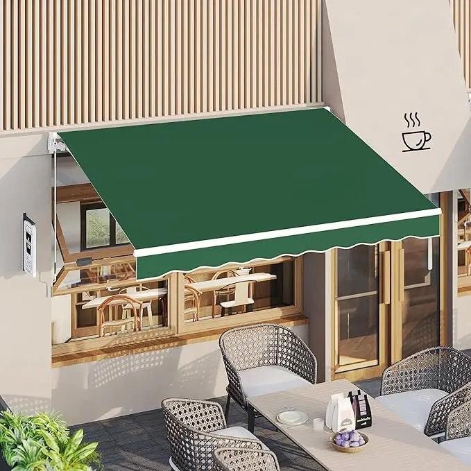 Manual Retractable  Patio Canopy  Deck Awnings