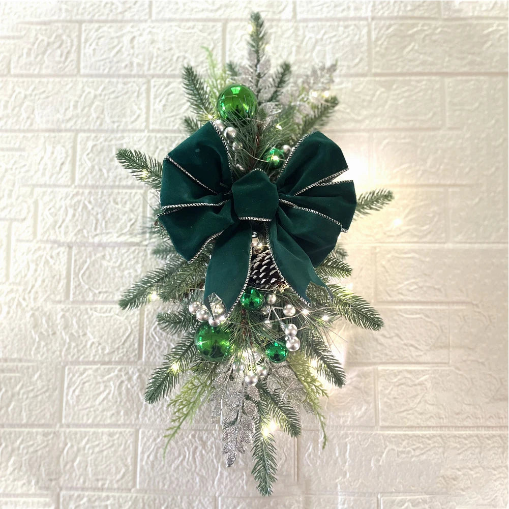 Christmas Wreath Pendants With LED