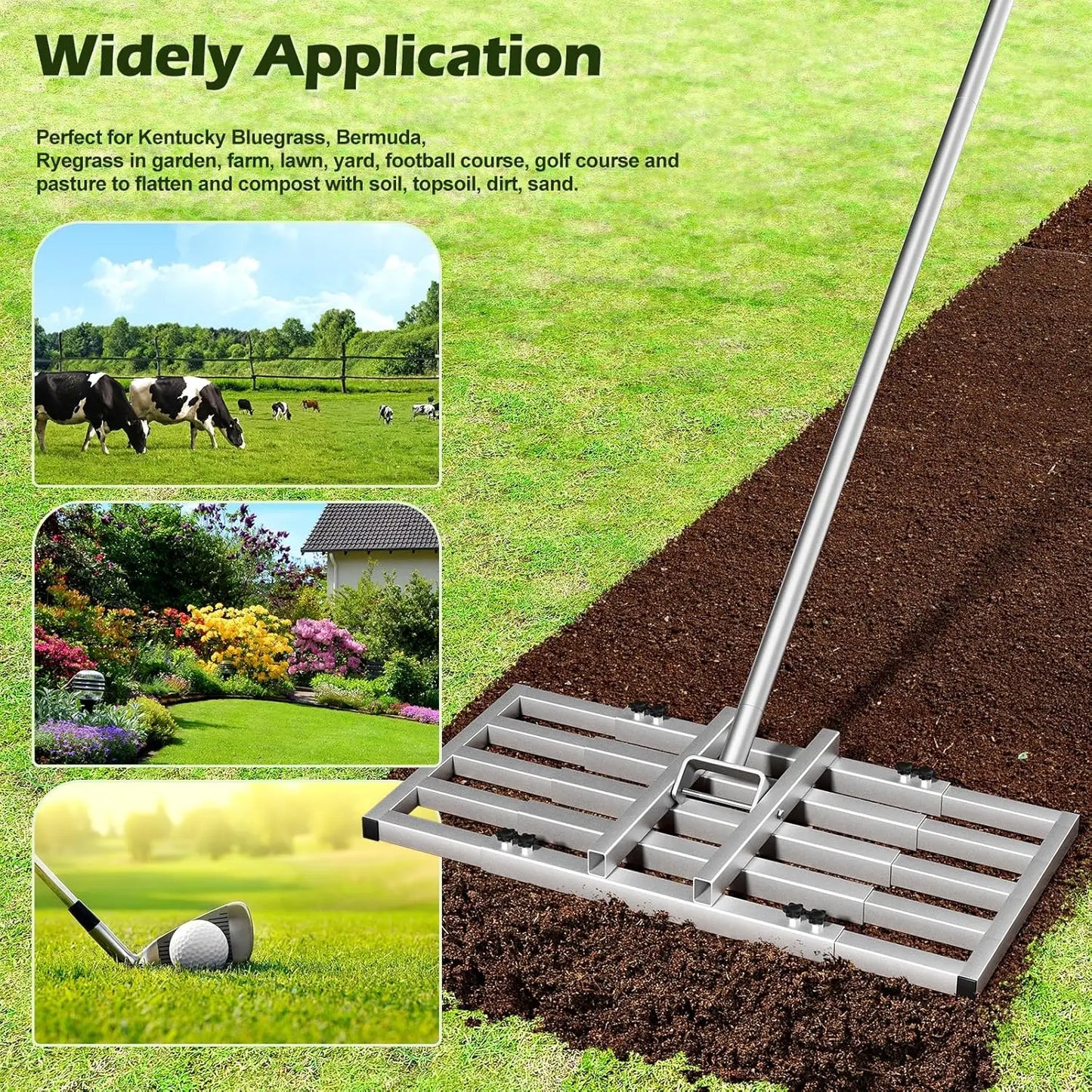 Level Lawn Tool for Yard, Garden, Golf