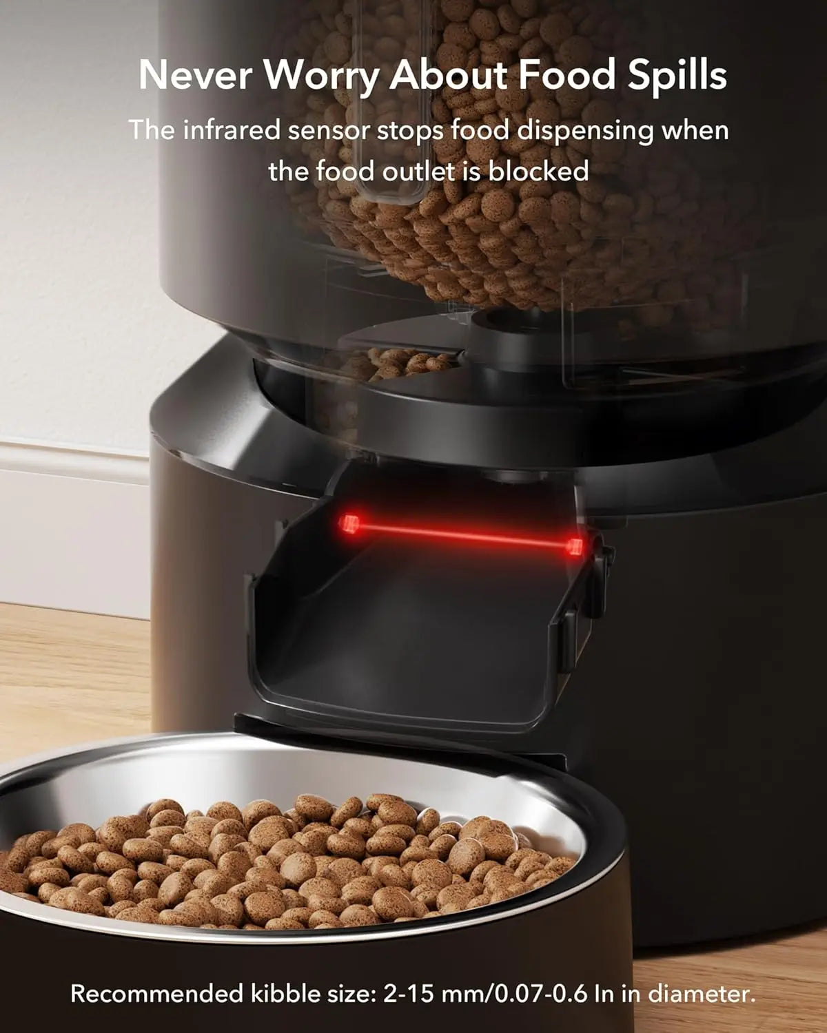 Automatic Cat or Dog Feeder for Dry Food Up to 6 Meals Per Day