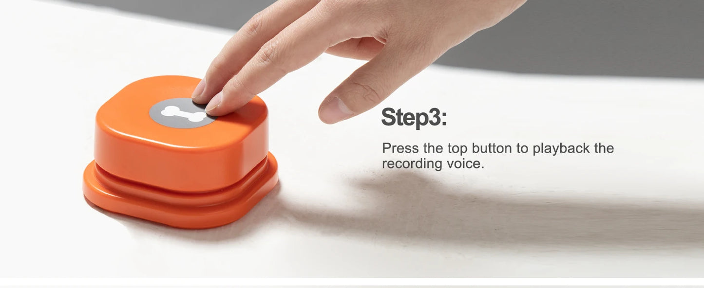 Dog Button Record Talking Pet Communication Vocal Training