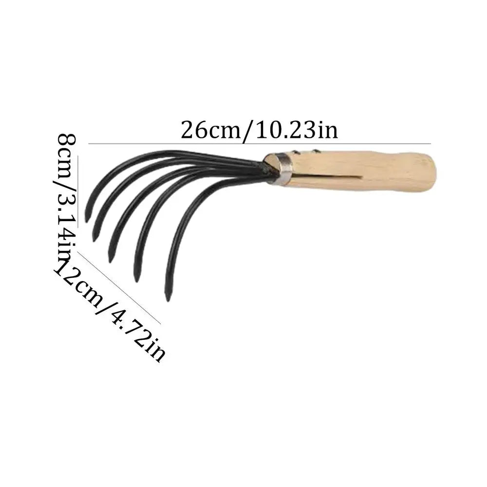 Dual Use Small Farm Garden Tools Weeding Rake